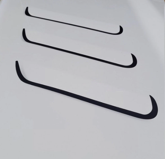 2010-2021 Dodge RAM 2500-5500 Thin Hood Gill Vent Decal Graphic