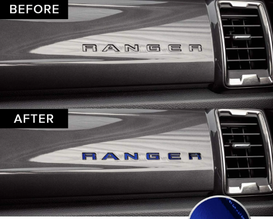 2019-2022 Ford RANGER Dashboard Decal Sticker inlays