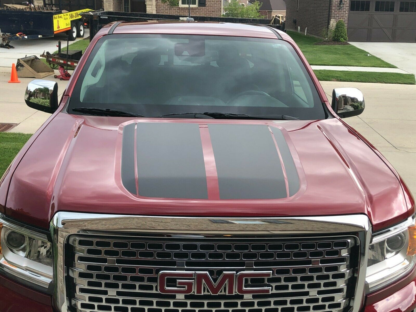 2013 - 2023 CUSTOM GMC Canyon Hood Decal Graphic - Fits all GMC Canyon and Canyon Denali