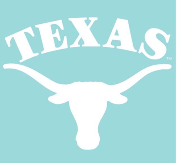 6" Texas Longhorn Decal Sticker
