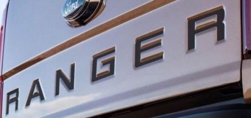 2019-2022 Ford Ranger Rear Tailgate Word Decal Insert Inlays