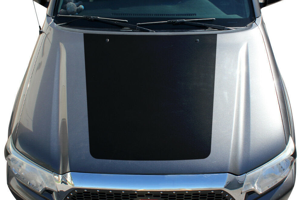 MATTE BLACK - 2014-2022 Tacoma FULL Front Hood Decal Vinyl Graphic