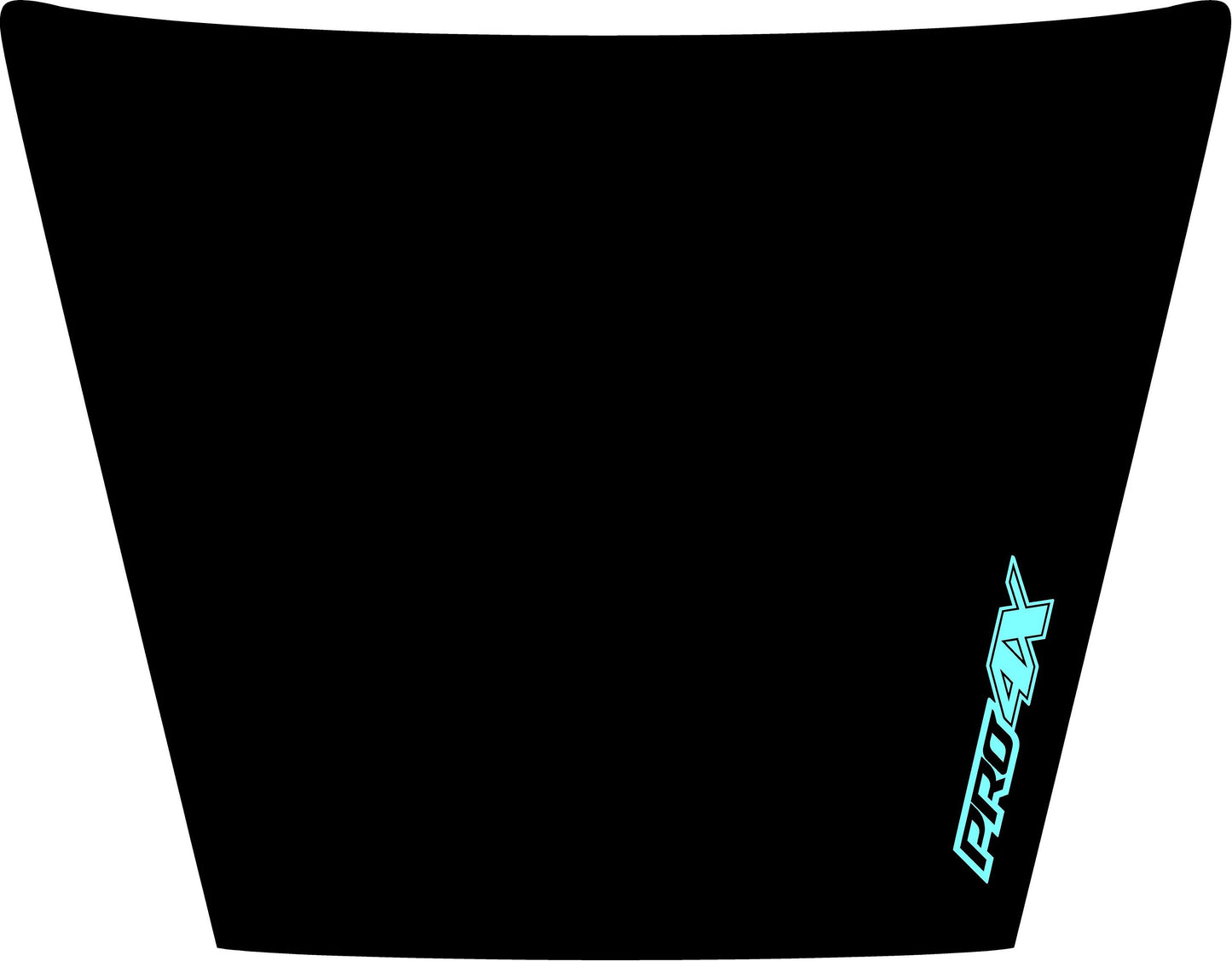 Teal Blue Pro4x 2005 to 2021 Nissan Frontier Hood Graphic Blackout - MATTE BLACK