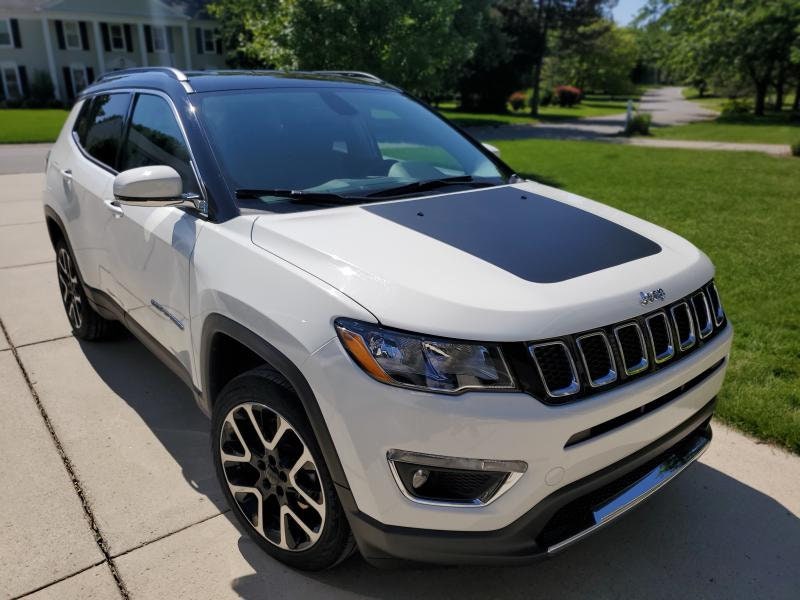 2014-2022 Jeep Compass Front Hood Graphic Decal Inlay