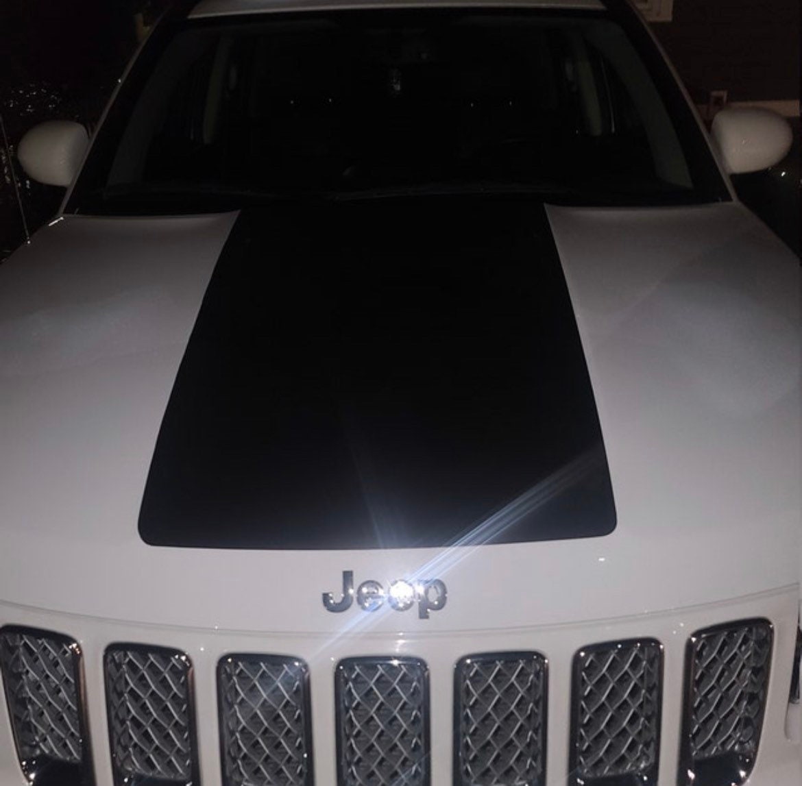 2014-2022 Jeep Compass Front Hood Graphic Decal Inlay