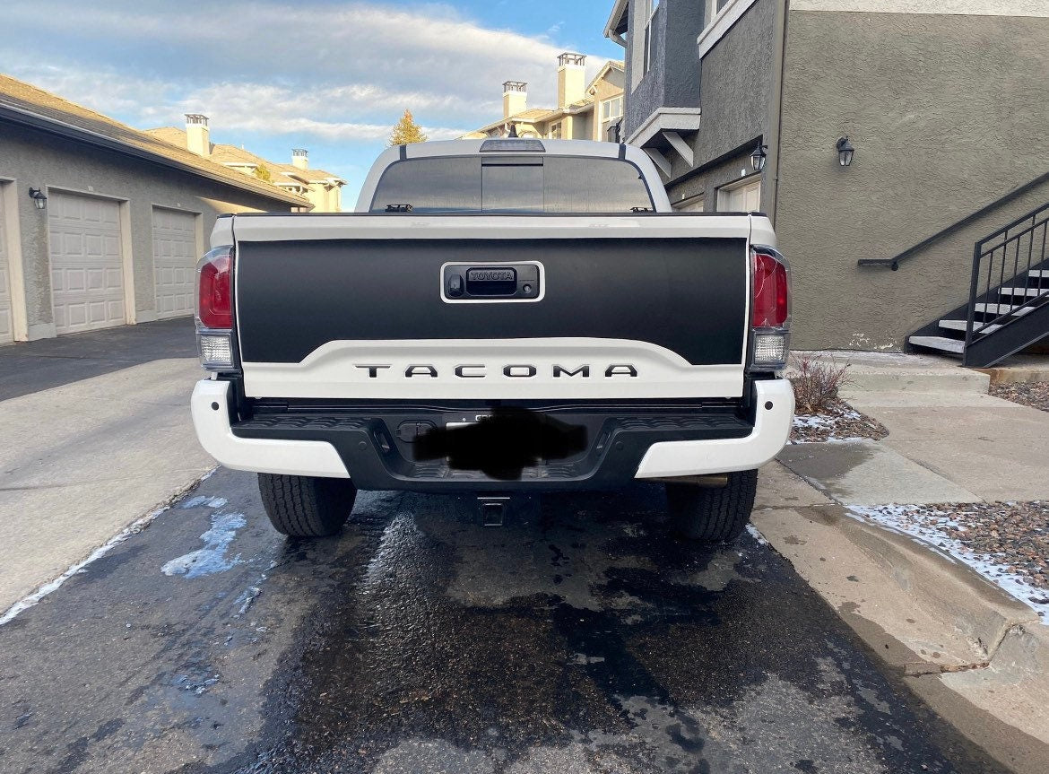 2016-2023 Tacoma Tailgate Blackout Overlay Graphic Decal