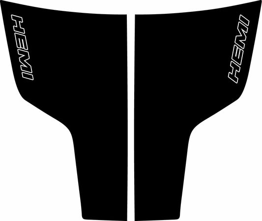 HEMI 2009-2019 Dodge RAM SRT 1500 Performance Full Sport Hood Decal
