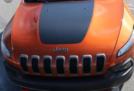 2014-2018 Jeep Cherokee Trailhawk Front Hood Graphic Decal