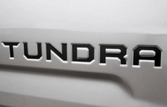 2014-2021 Toyota Tundra Tailgate Decal Word TUNDRA Insert Inlay