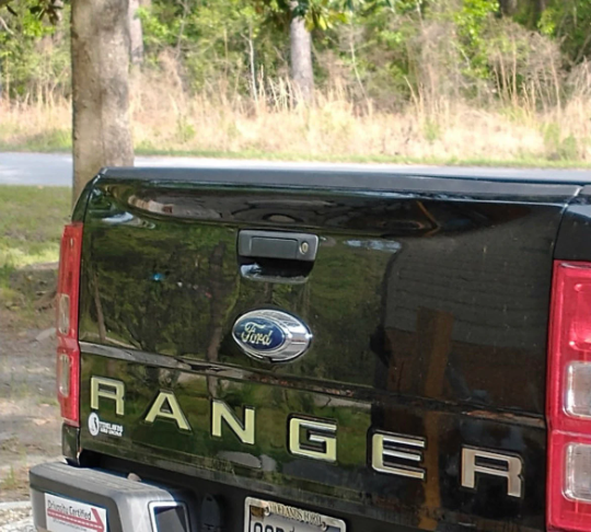 2019-2022 Ford Ranger Rear Tailgate Word Decal Insert Inlays