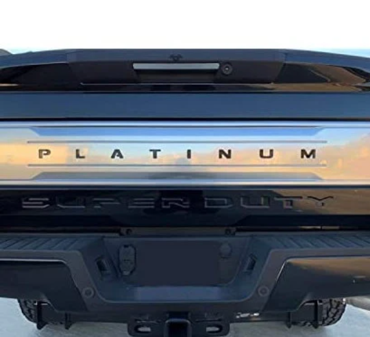 2018-2020 Ford F-150 Tailgate Word Platinum Decal Insert Inlays