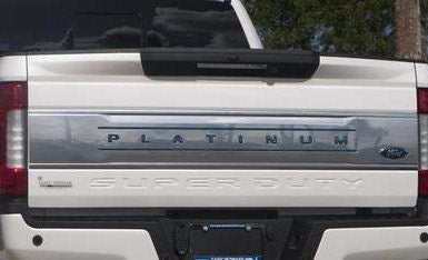 2018-2020 Ford F-150 Tailgate Word Platinum Decal Insert Inlays