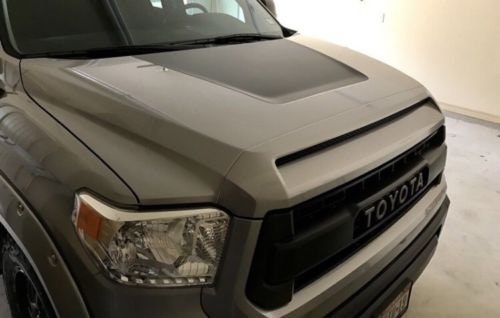 MATTE BLACK - 2014-2021 3rd Generation  Tundra Hood Decal Graphic Blackout