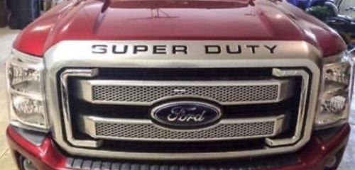 2017-2023 Ford F-250;F350;F450;F550 Hood Decal SUPER DUTY Insert Inlay