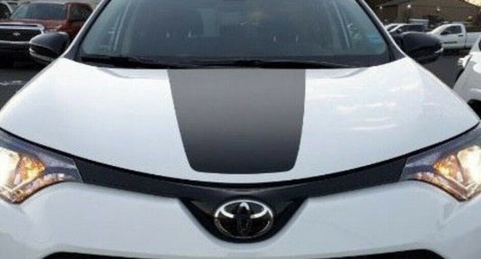 GLOSS BLACK - 2013 - 2019 RAVAGE  RAV4 Hood Graphic Blackout