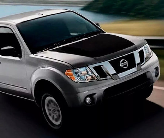 MATTE BLACK - No Word 2005 to 2021 Nissan Frontier Hood Graphic Blackout
