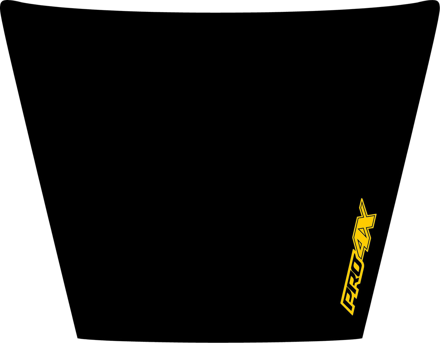 Yellow Pro4x 2005 to 2021 Nissan Frontier Hood Graphic Blackout - MATTE BLACK